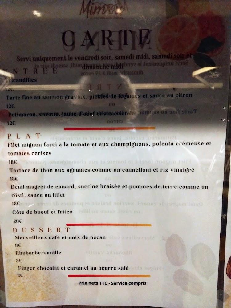 Chez Mimou - Menu Image 2